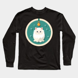 Persian Cat Xmas  Ornament, Love Cats Long Sleeve T-Shirt